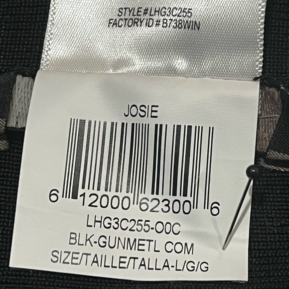 BCBG Max Azria size L Josie Black Gunmetal stretch mini skirt EUC - Picture 10 of 10